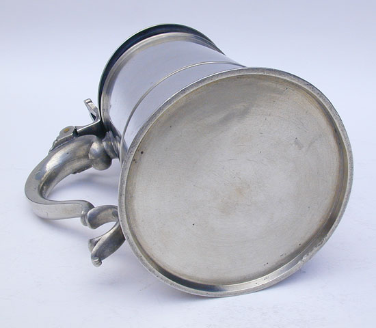 A Quart Export Pewter Tankard by Townsend & Compton