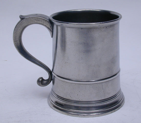 An Unmarked American Pint Mug Attributed to William Calder