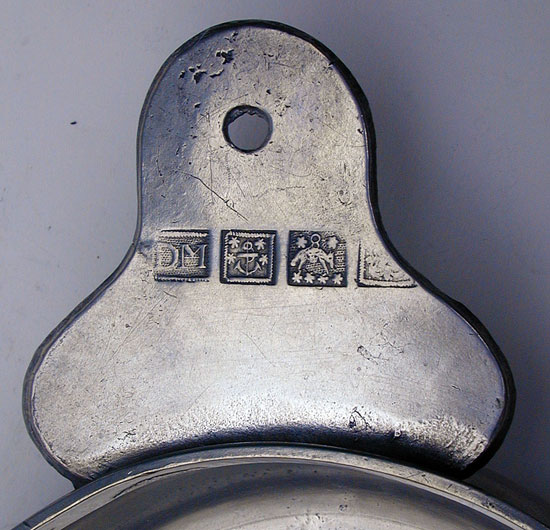 A Scarce Rhode Island Tab Handle Porringer by David Melville.