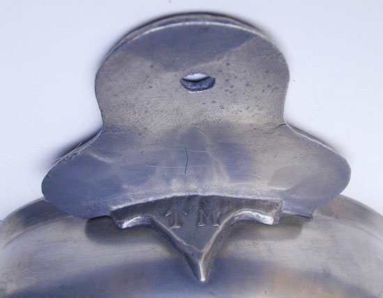 A Scarce Rhode Island Tab Handle Porringer by David Melville.