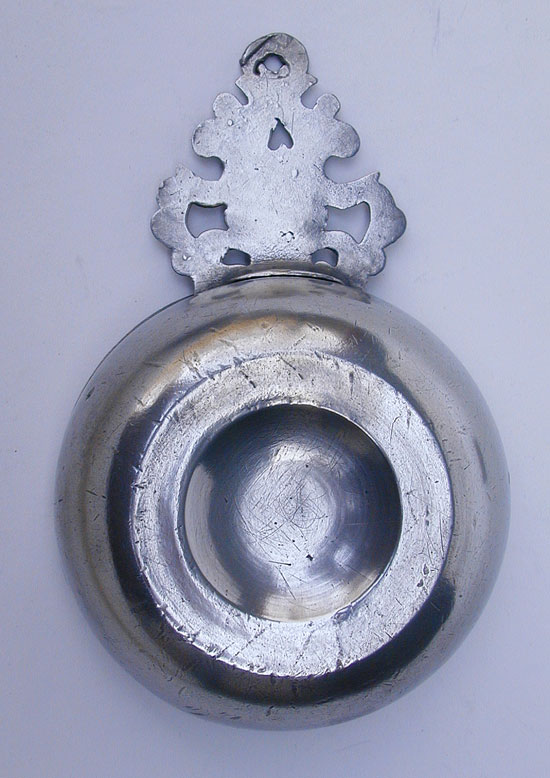 A Modified Old English Handle Porringer by Thomas D. Boardman & Sherman Boardman