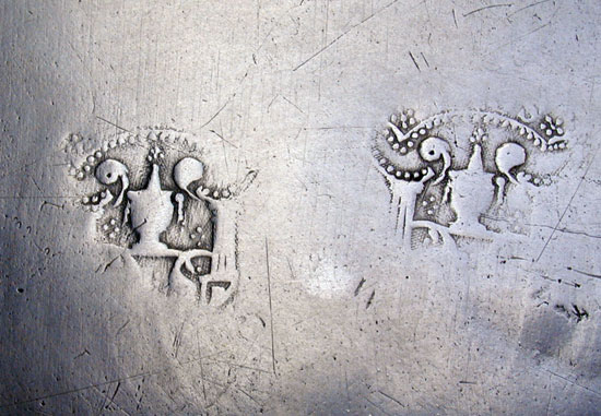 A Rare 18th Century Connecticut Plate by Amos Treadway