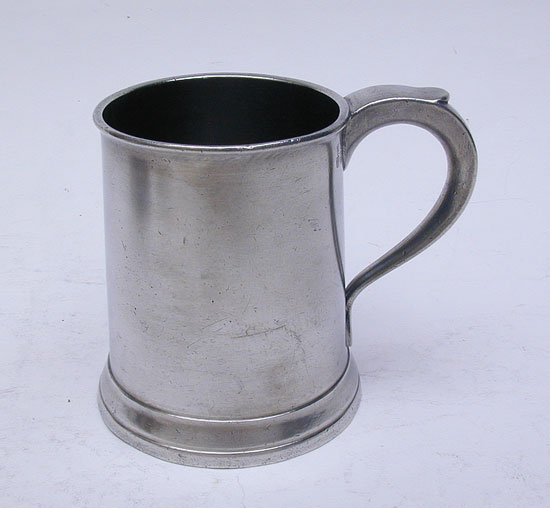An Export Pewter Pint Mug by Townsend & Compton