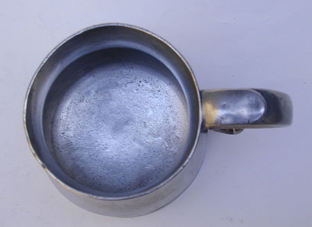 English Export Pint Tulip Pewter Mug