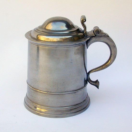 An Old English Wine Standard Quart Tankard by William Eddon