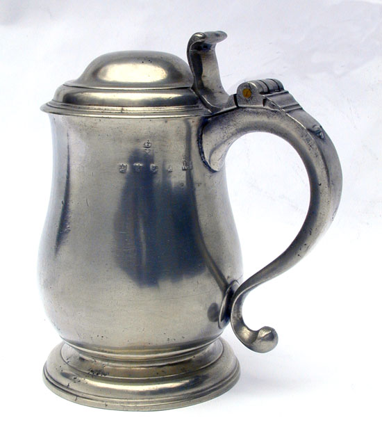 A Very Early Form Tulip Tankard by Edward Ubly