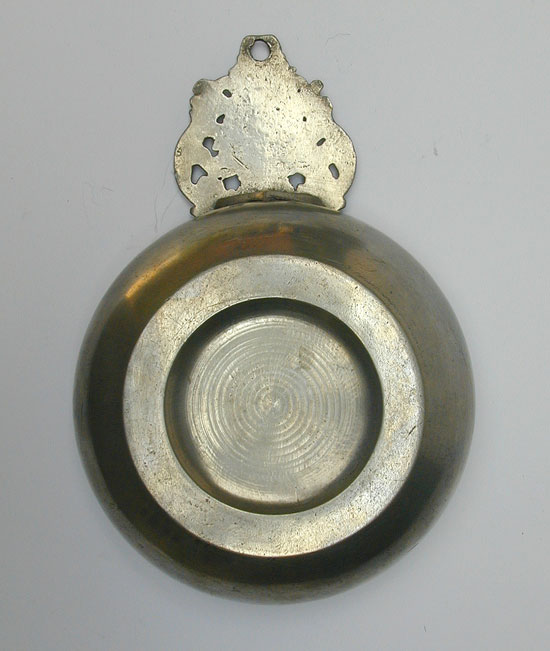 A New England Crown Handle Porringer