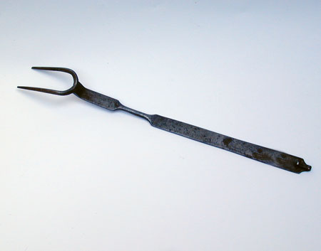 A Punch Decorated Pennsylvania Wrought Fork