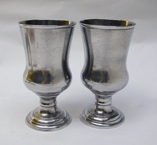 A Pair of Roswell Gleason Chalices