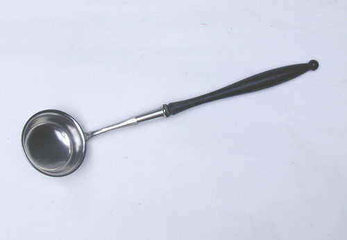 An Unmarked Pewter Ladle of the Mid Nineteeth Century