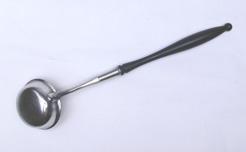 An Unmarked Pewter Ladle of the Mid Nineteeth Century