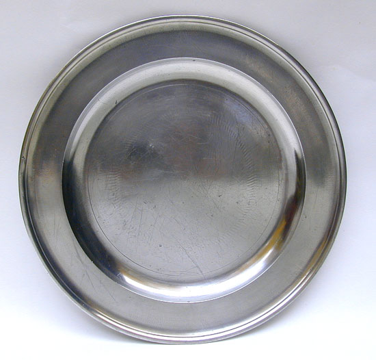 A Very Fine Boston Pewter Platter