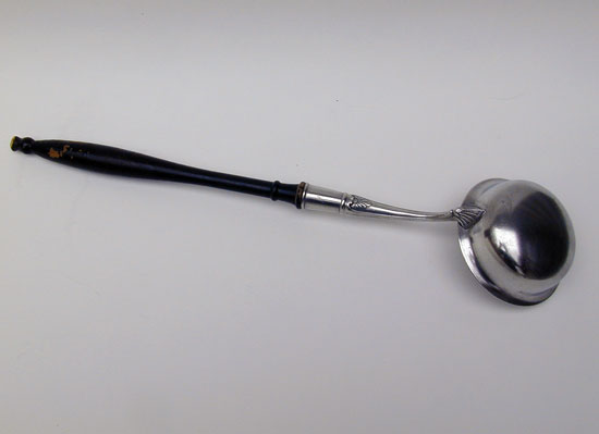 A Pewter Victorian Decorated Ladle