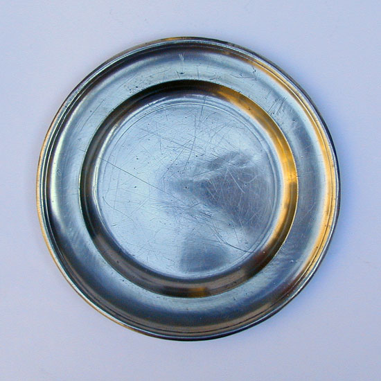 A Samuel Danforth Pewter Plate