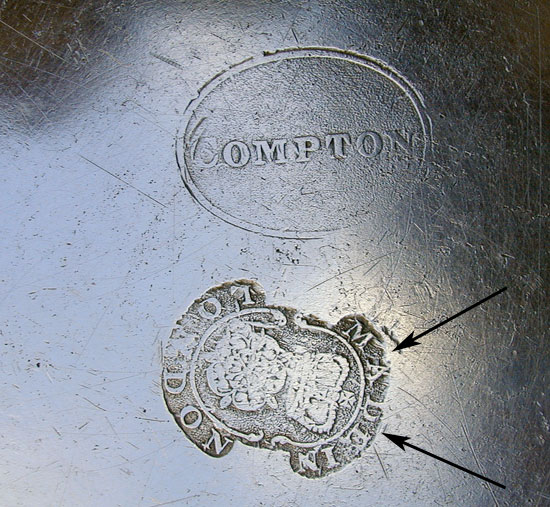 A Pewter Plate by Compton of London