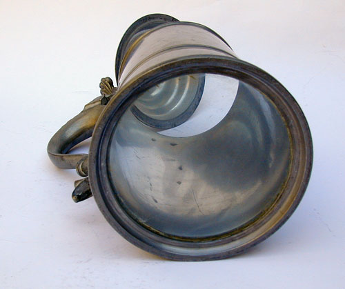 A Glass Bottom Tankard Late 19th /early 20th Century